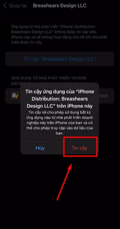 Thiết lập VPN để tải ứng dụng cho IOS